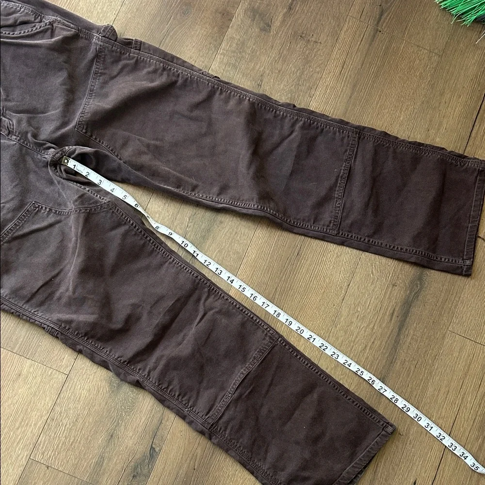 Carhartt Women's Straight Leg Utility Jeans in Dark Brown !! Size 14
